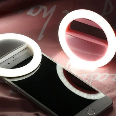 Rechargeable 3 Modes Selfie Ring Light